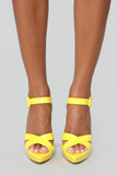 The Way I Am Heeled Sandals - Yellow