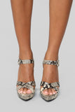 The Way I Am Heeled Sandals - Snake