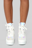For The Thrill Bootie - White