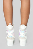 For The Thrill Bootie - White