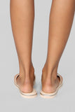 Wishing On A Star Flat Sandal - Nude