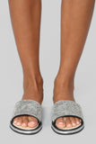 Wishing On A Star Flat Sandal - Black