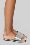 Wishing On A Star Flat Sandal - Black