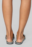 Wishing On A Star Flat Sandal - Black