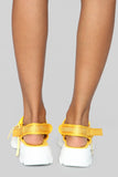 No Exceptions Flat Sandals - Yellow