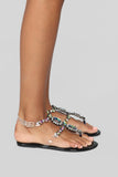 Misinterpreted Flat Sandals - Black