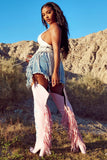 Ridin' West Heeled Boots - Pink