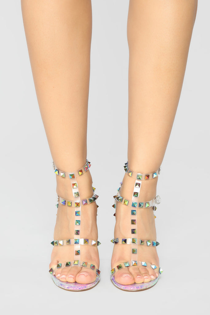 Speak Louder Heeled Sandals - Hologram