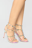 Speak Louder Heeled Sandals - Hologram