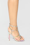 Speak Louder Heeled Sandals - Hologram