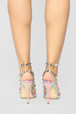 Speak Louder Heeled Sandals - Hologram