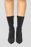 Catch Me Later Bootie - Black