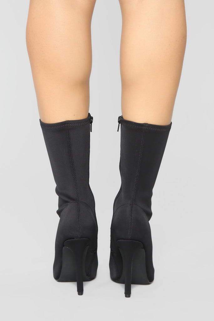 Catch Me Later Bootie - Black