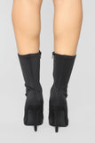 Catch Me Later Bootie - Black