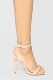 Idols Heeled Sandals - Nude