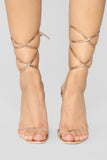Precious Heeled Sandal - Rose Gold