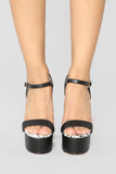 Those Are Killer Heeled Sandals - Black