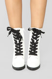Mixed Feelings Booties - White