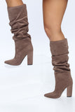 Here For A Good Time Boots - Taupe