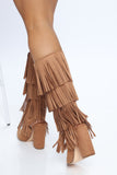 Shake Shake Heeled Boots - Taupe