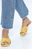 Sweet Moments Flat Sandals - Yellow