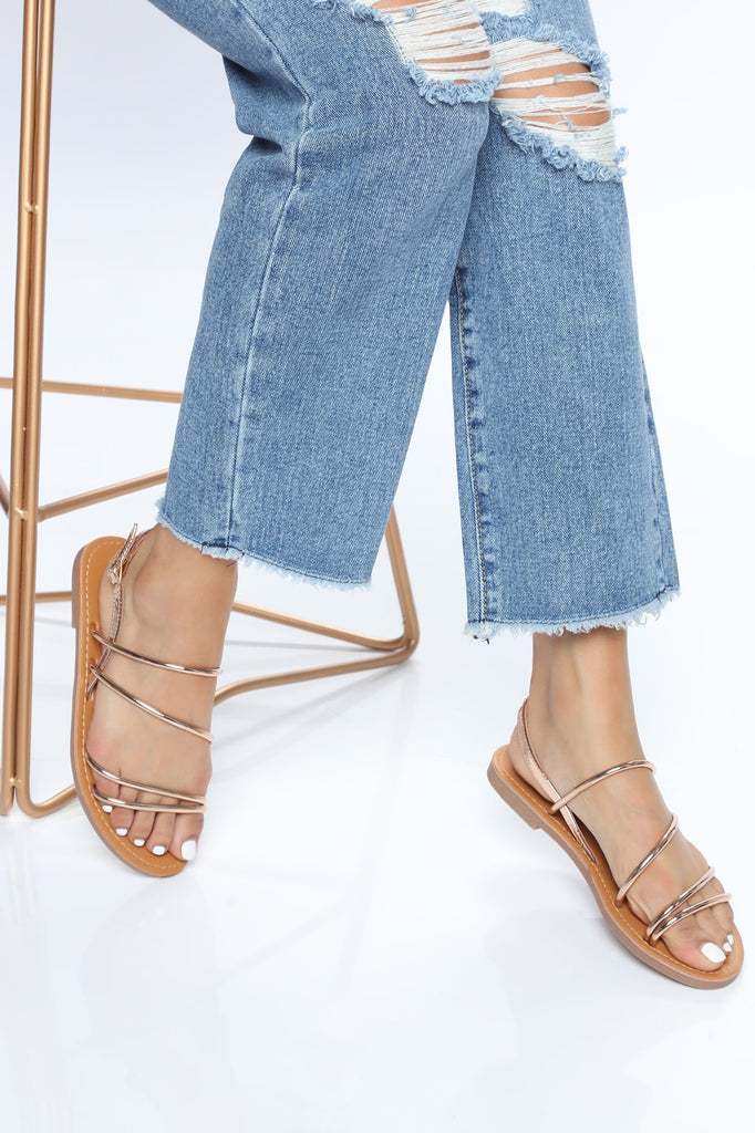 Summer Spirit Sandals - Rose Gold