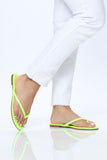 Dream Vacation Flat Sandal - Yellow
