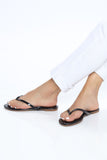Dream Vacation Flat Sandal - Black