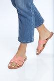 Invincible Flat Sandals - Blush