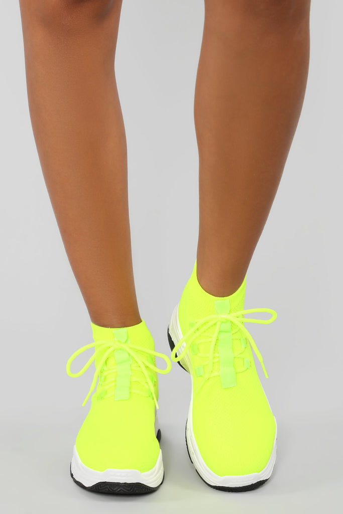 Out Of Tries Sneaker - Lime