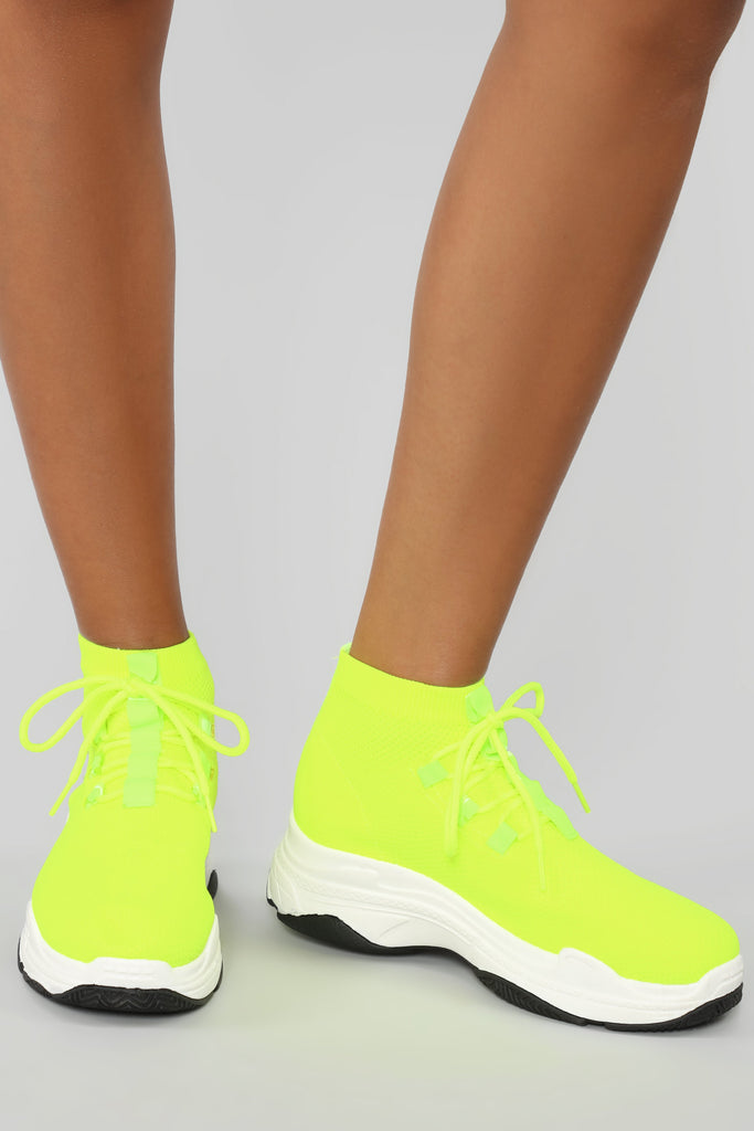 Out Of Tries Sneaker - Lime