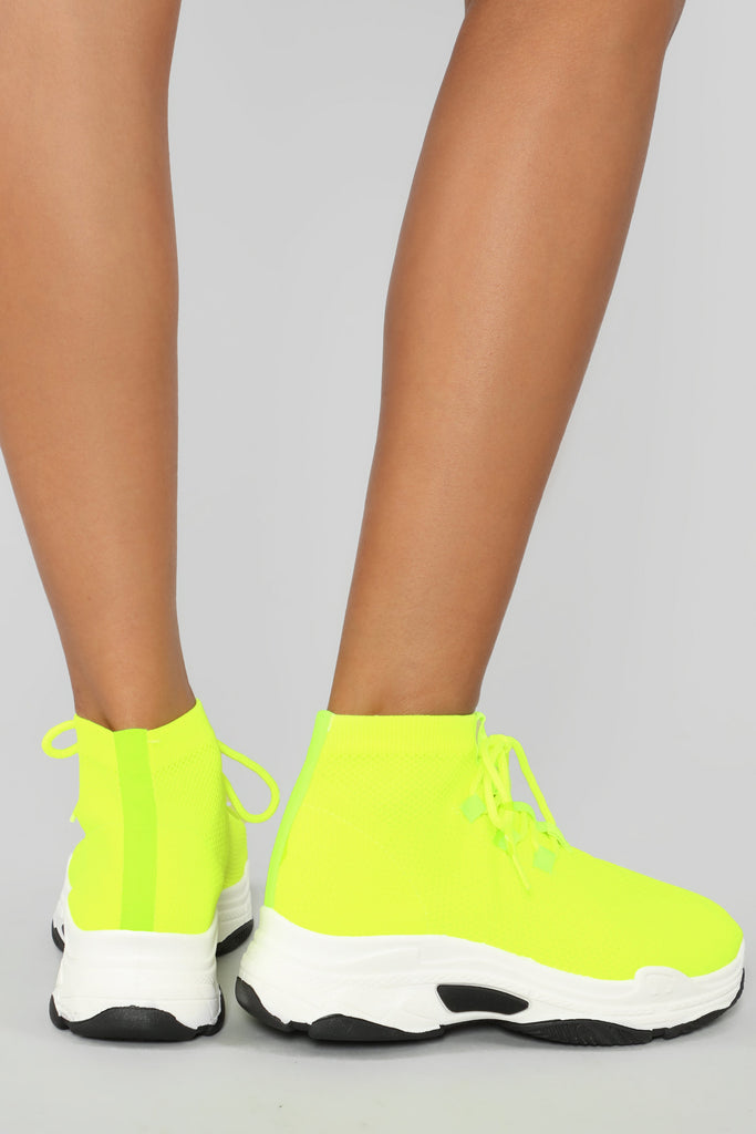 Out Of Tries Sneaker - Lime