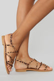 Follow Me Flat Sandals - Leopard