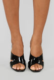 It's You Not Me Heeled Sandal - Black