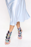 Spread Your Wings Heel - Silver/Multi