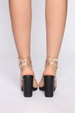 Don't Know Why Heeled Sandals - Black