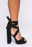 Proud Of You Heeled Sandals - Black