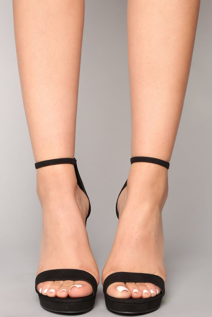 Your Biggest Fan Heels - Black