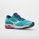 Mizuno Waveknit R2 Women's Peacock Blue/Fiery Coral
