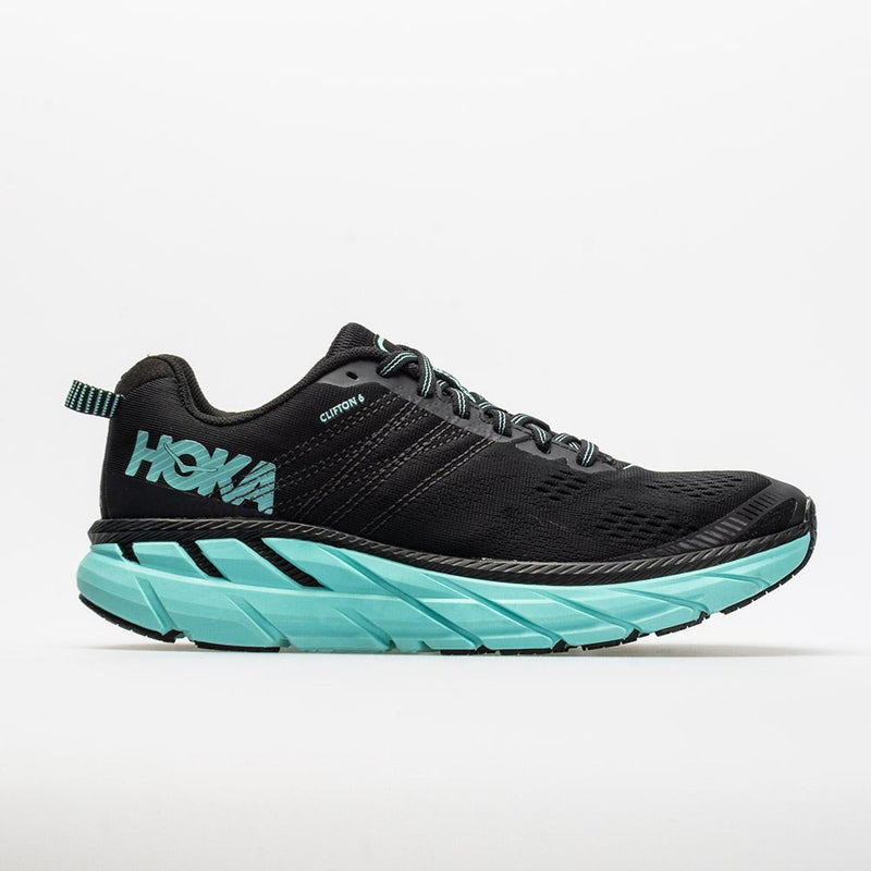 Hoka One One Clifton 6 Women's Black/Aqua Sky