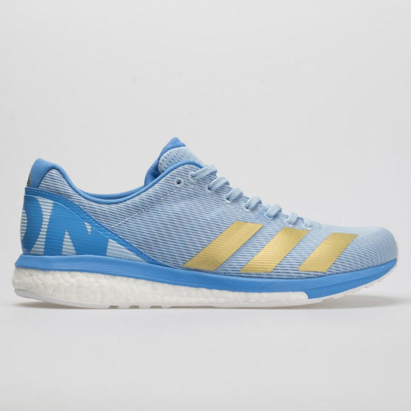 adidas adizero Boston 8 Women's Glow Blue/Gold Metallic/Real Blue