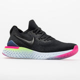 Nike Epic React Flyknit 2 Women's Black/Sapphire/Lime Blast