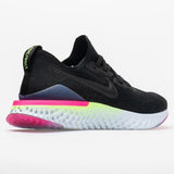Nike Epic React Flyknit 2 Women's Black/Sapphire/Lime Blast