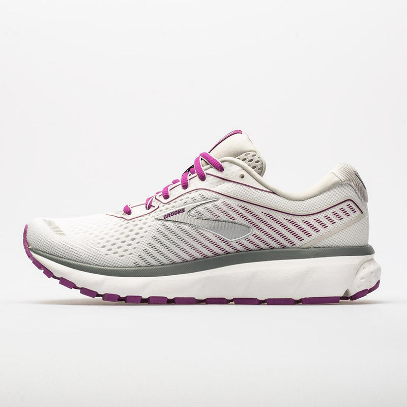 Brooks Ghost 12 Women's White/Gray/Hollyhock