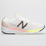 New Balance 890v7 Women's White/Guav Glo/Bleached Lime Glo