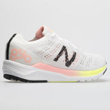 New Balance 890v7 Women's White/Guav Glo/Bleached Lime Glo