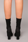 Can You Say Sleek Bootie - Black