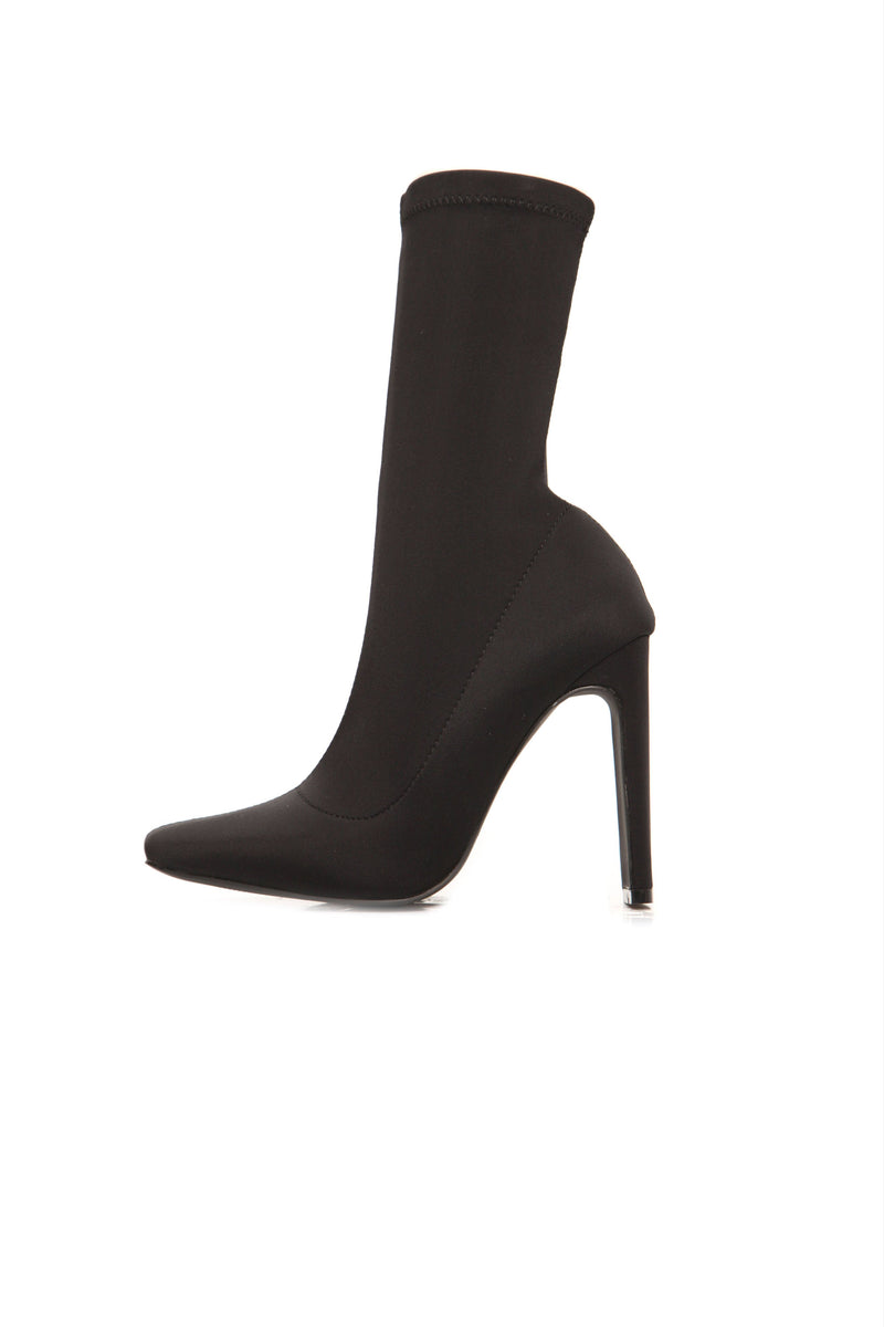 Can You Say Sleek Bootie - Black