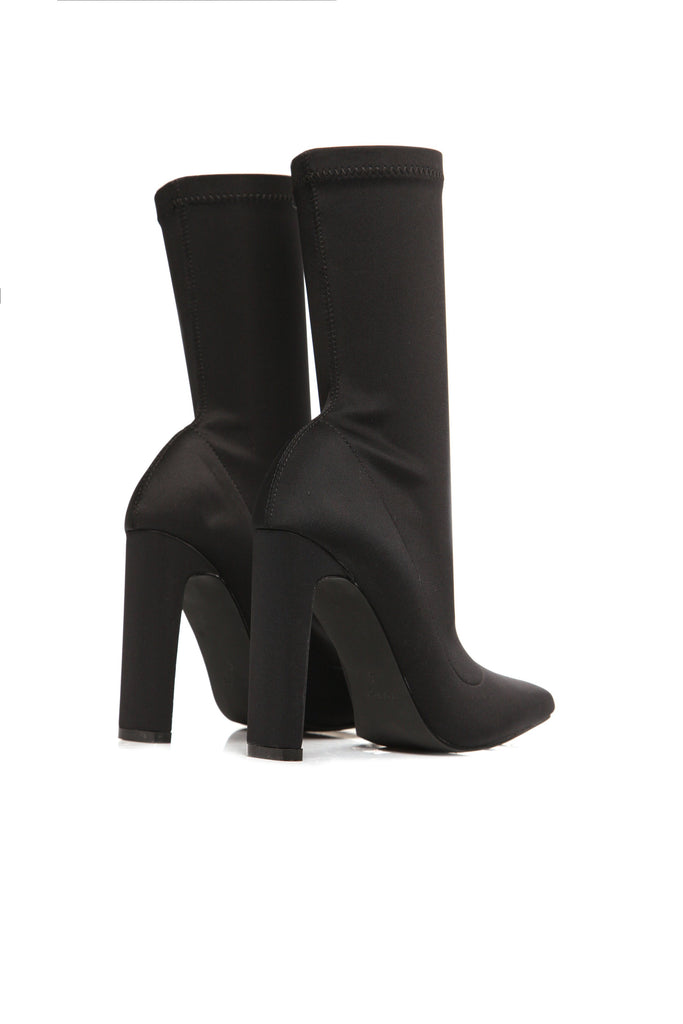 Can You Say Sleek Bootie - Black