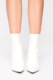 Fast Lane Bootie - White